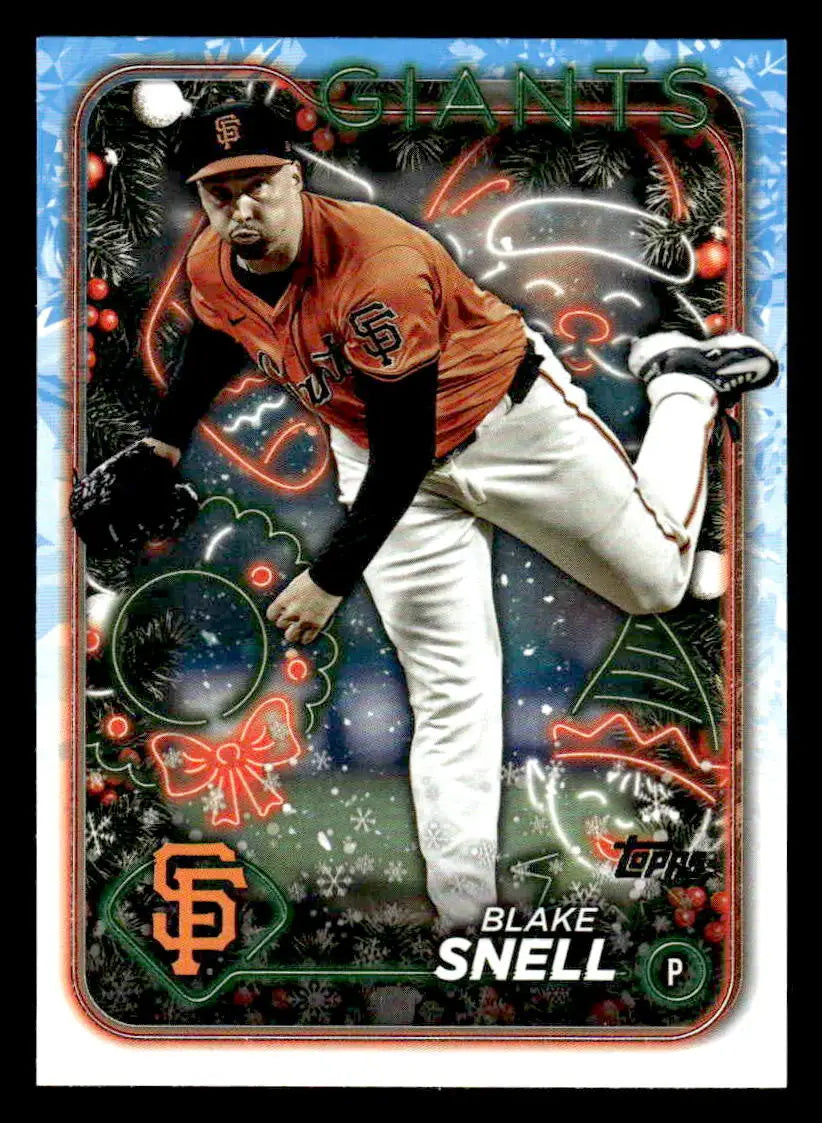 2024 Topps Holiday #H21 Blake Snell - Baseball Card Single