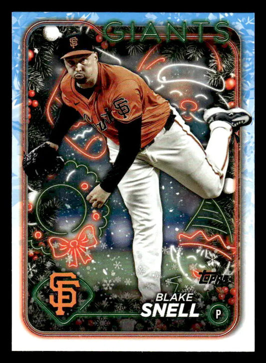 2024 Topps Holiday #H21 Blake Snell - Baseball Card Single