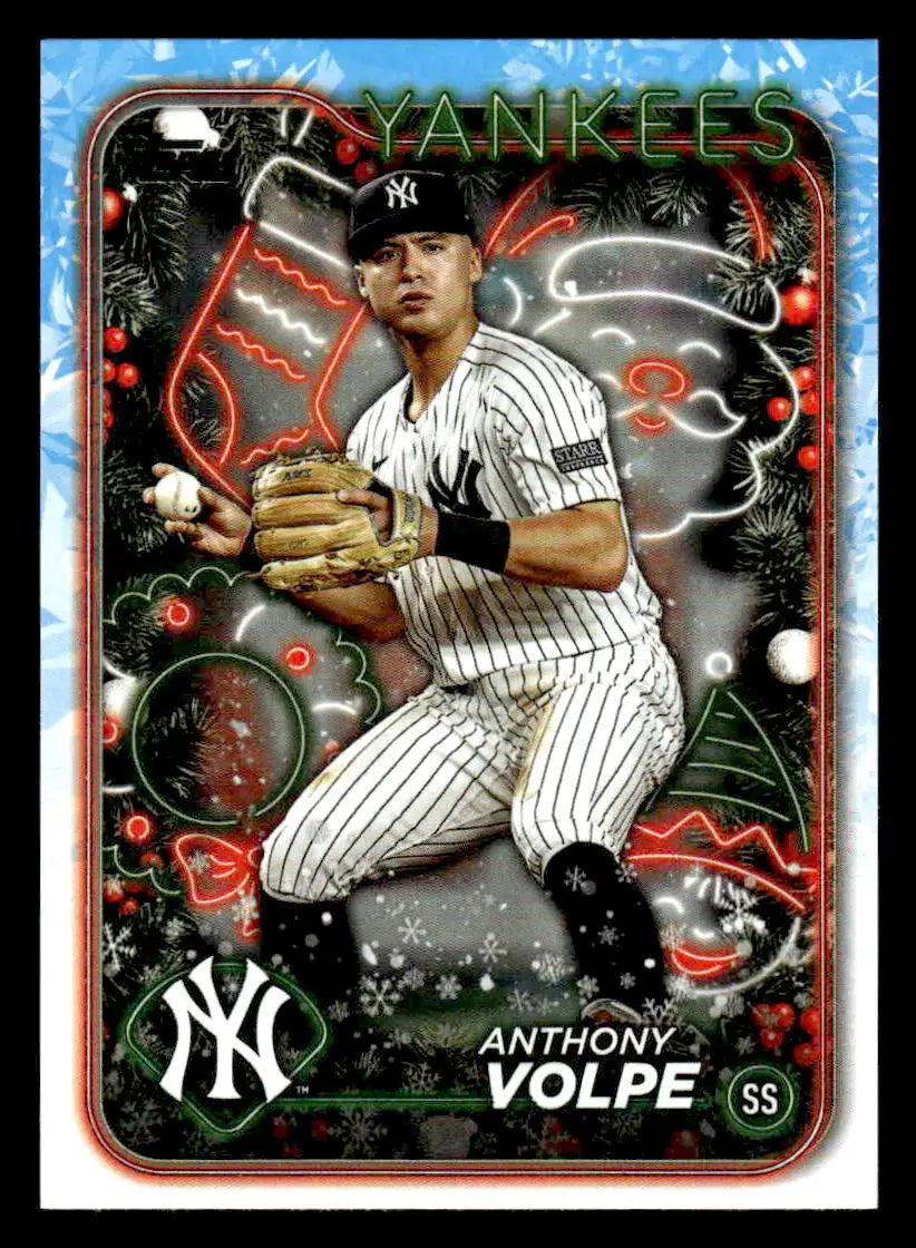 2024 Topps Holiday #H24 Anthony Volpe - Baseball Card Single
