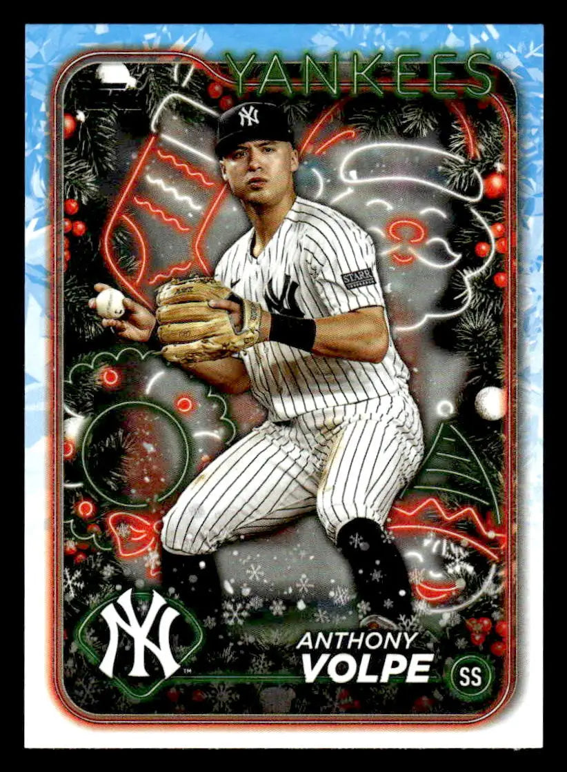 2024 Topps Holiday #H24 Anthony Volpe - Baseball Card Single
