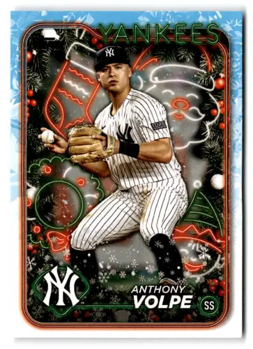 2024 Topps Holiday #H24 Anthony Volpe NM-MT Yankees ID:74790 - Baseball Card Single