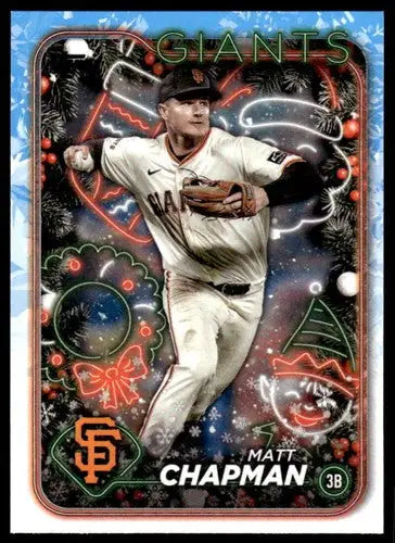 2024 Topps Holiday #H26 Matt Chapman NM-MT Giants ID:75386 - Baseball Card Single