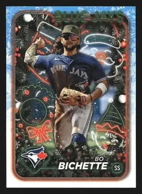 2024 Topps Holiday #H33 Bo Bichette Toronto Blue Jays - Baseball Card Single