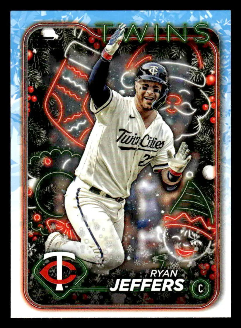 2024 Topps Holiday #H34 Ryan Jeffers - Baseball Card Single