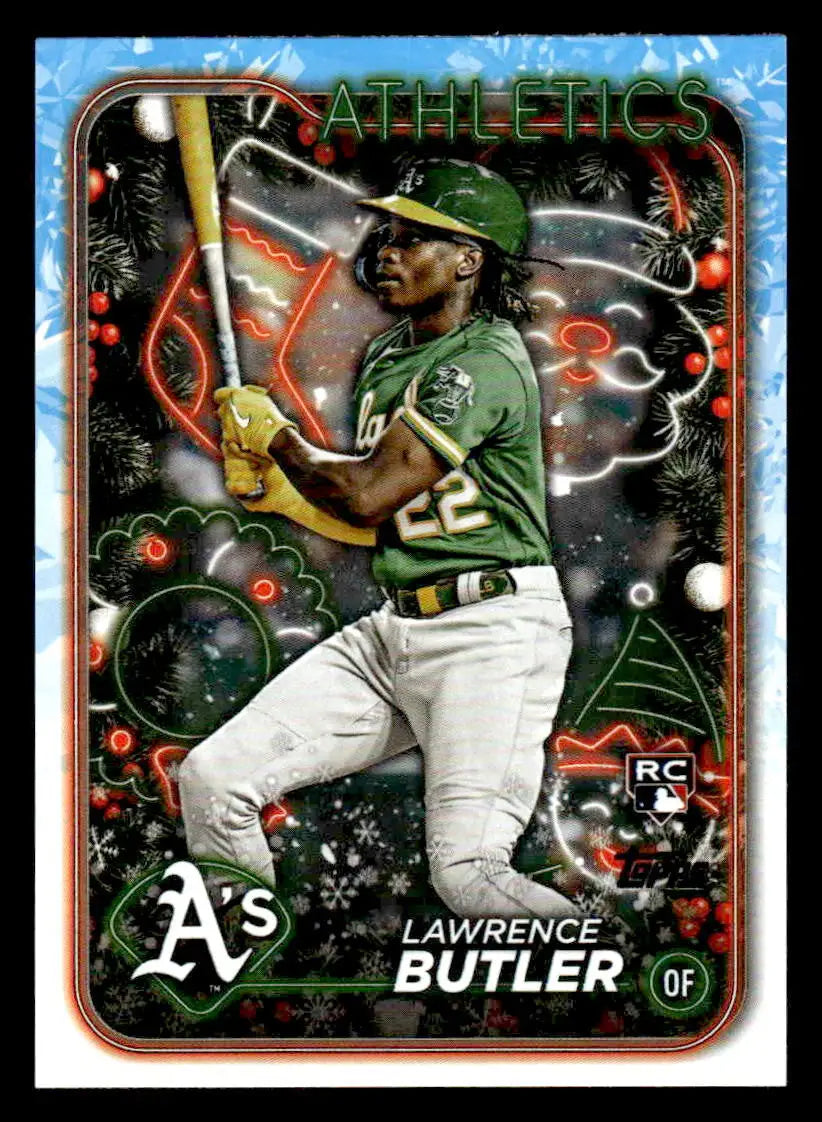 2024 Topps Holiday #H4 Lawrence Butler - Baseball Card Single