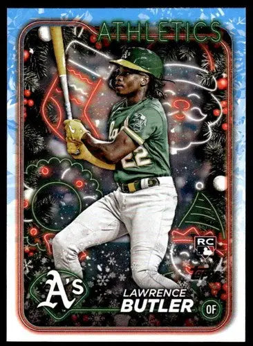 2024 Topps Holiday #H4 Lawrence Butler NM-MT RC Rookie Athletics ID:75370 - Baseball Card Single