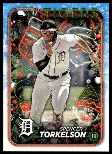 2024 Topps Holiday #H48 Spencer Torkelson NM-MT Tigers ID:74801 - Baseball Card Single