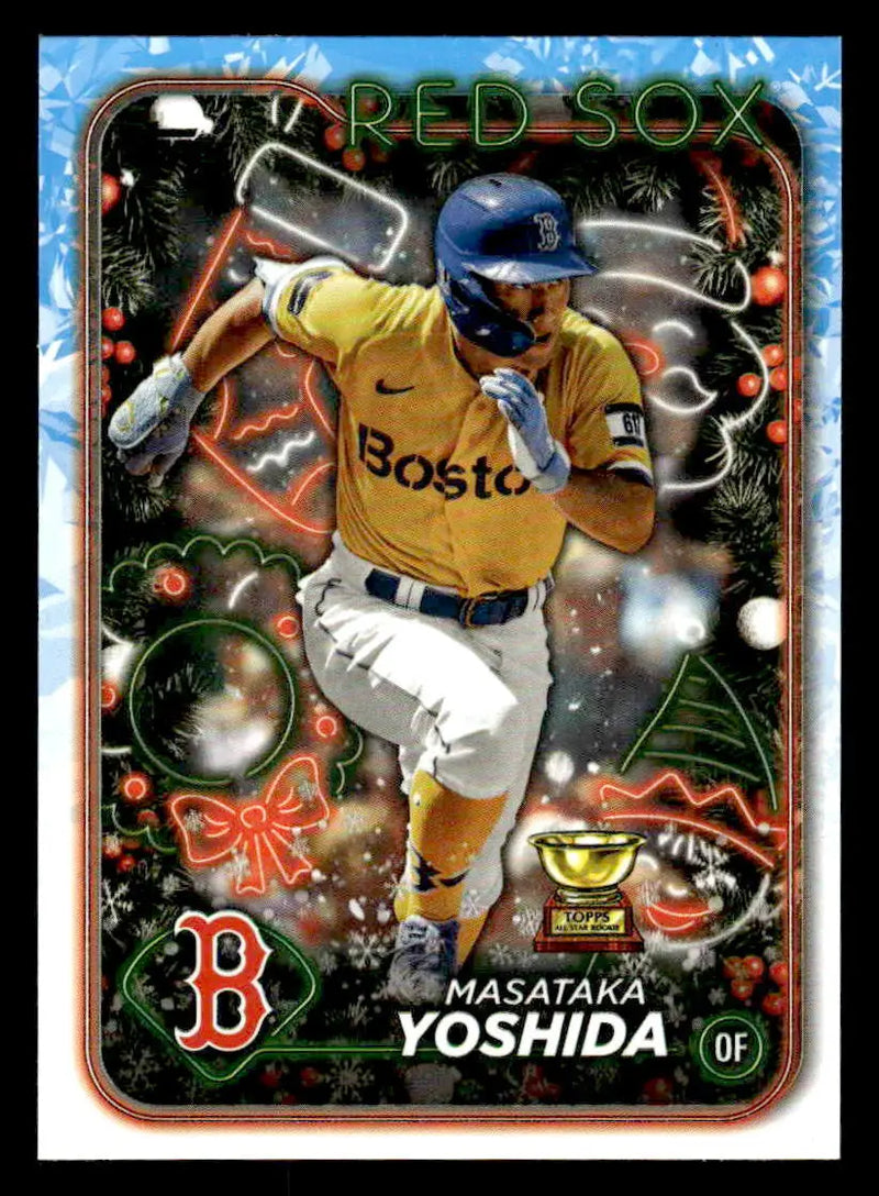 2024 Topps Holiday #H5 Masataka Yoshida - Baseball Card Single