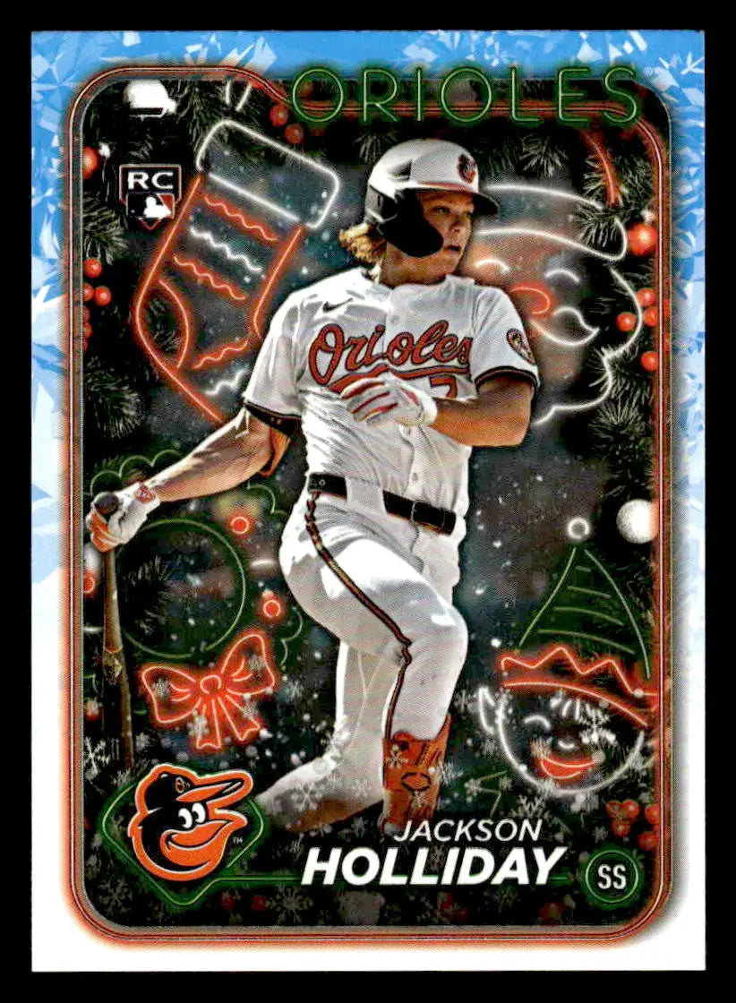 2024 Topps Holiday #H50 Jackson Holliday - Baseball Card Single