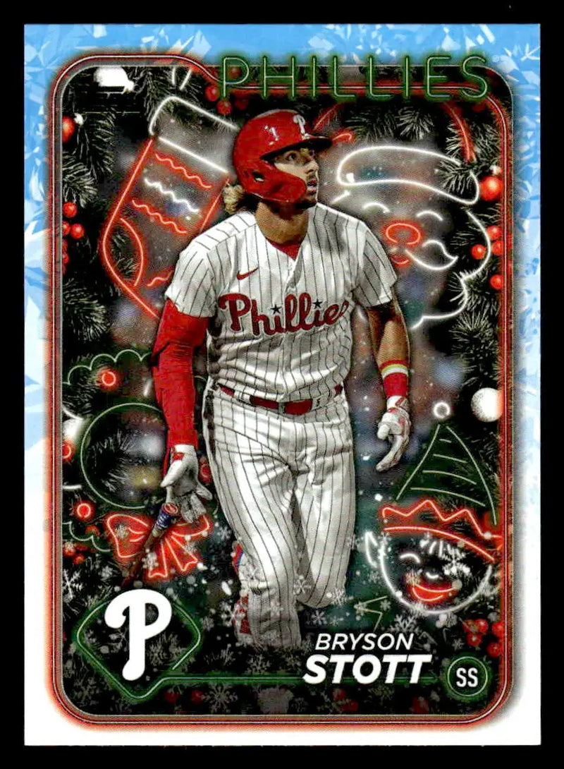 2024 Topps Holiday #H54 Bryson Stott - Baseball Card Single