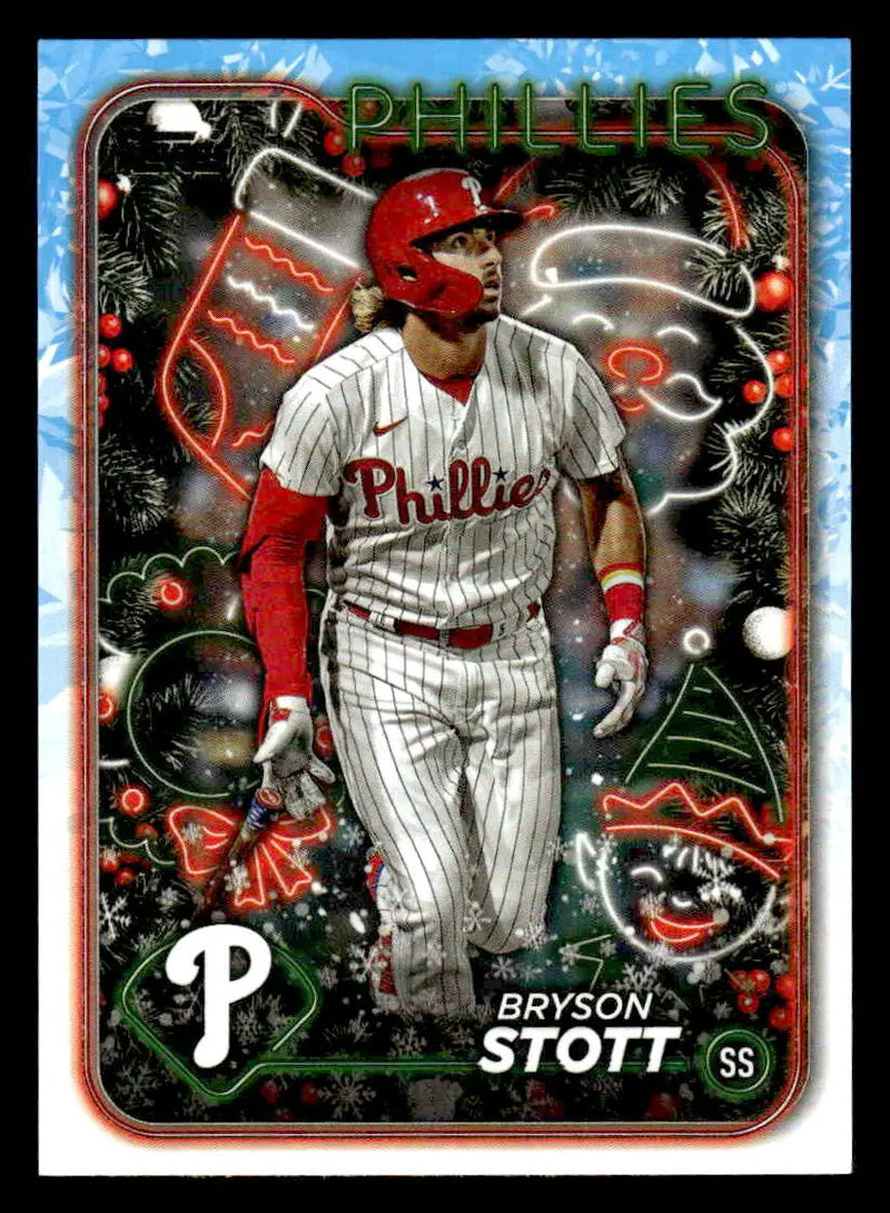 2024 Topps Holiday #H54 Bryson Stott - Baseball Card Single
