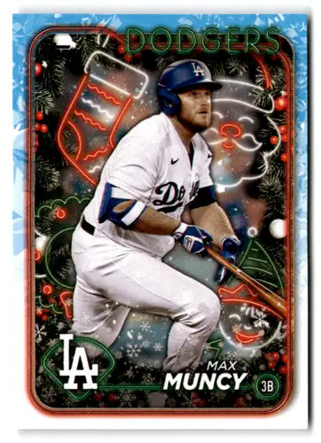 2024 Topps Holiday #H55 Max Muncy NM-MT Dodgers ID:74804 - Baseball Card Single