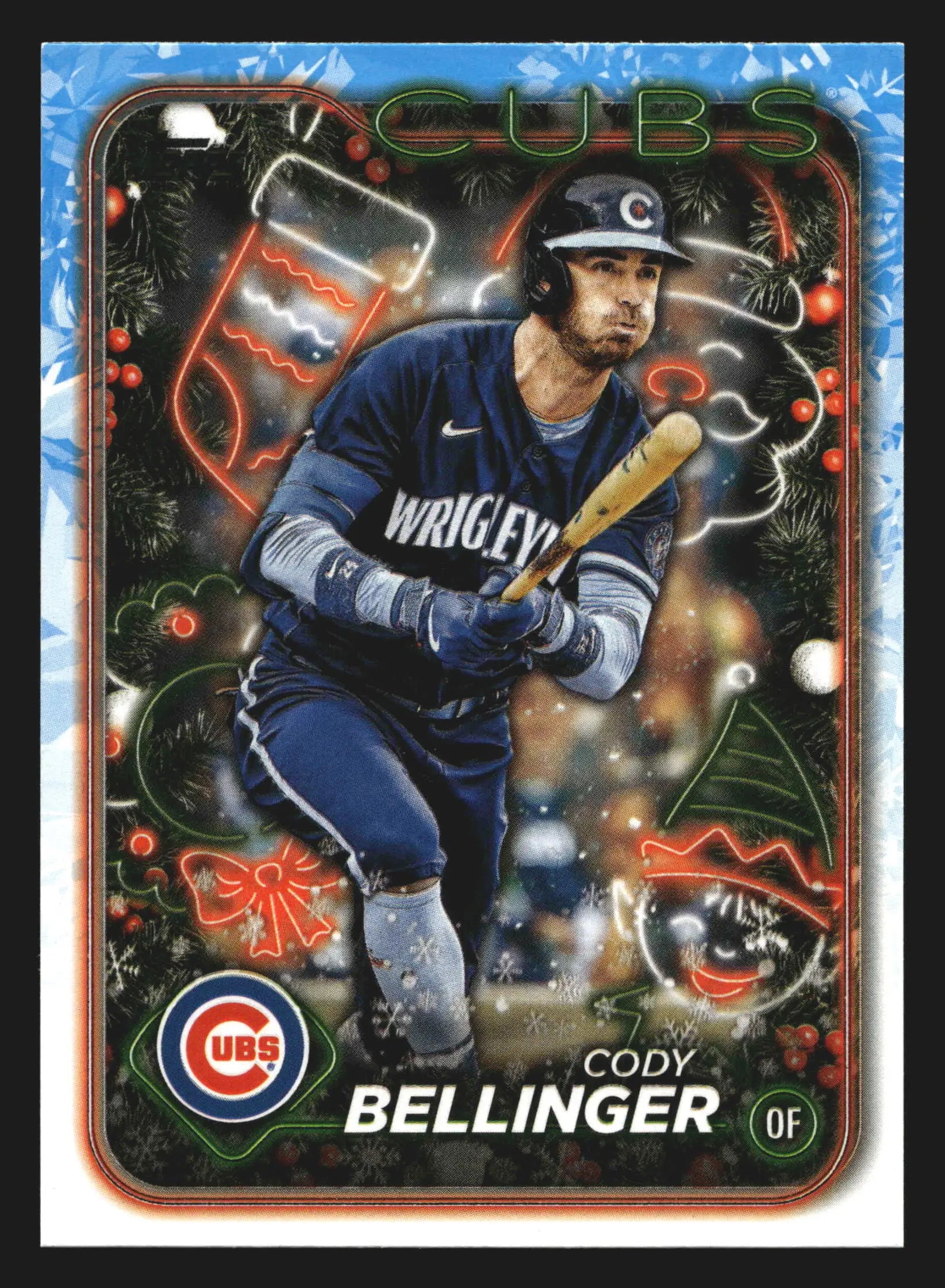 2024 Topps Holiday #H57 Cody Bellinger Chicago Cubs - Baseball Card Single