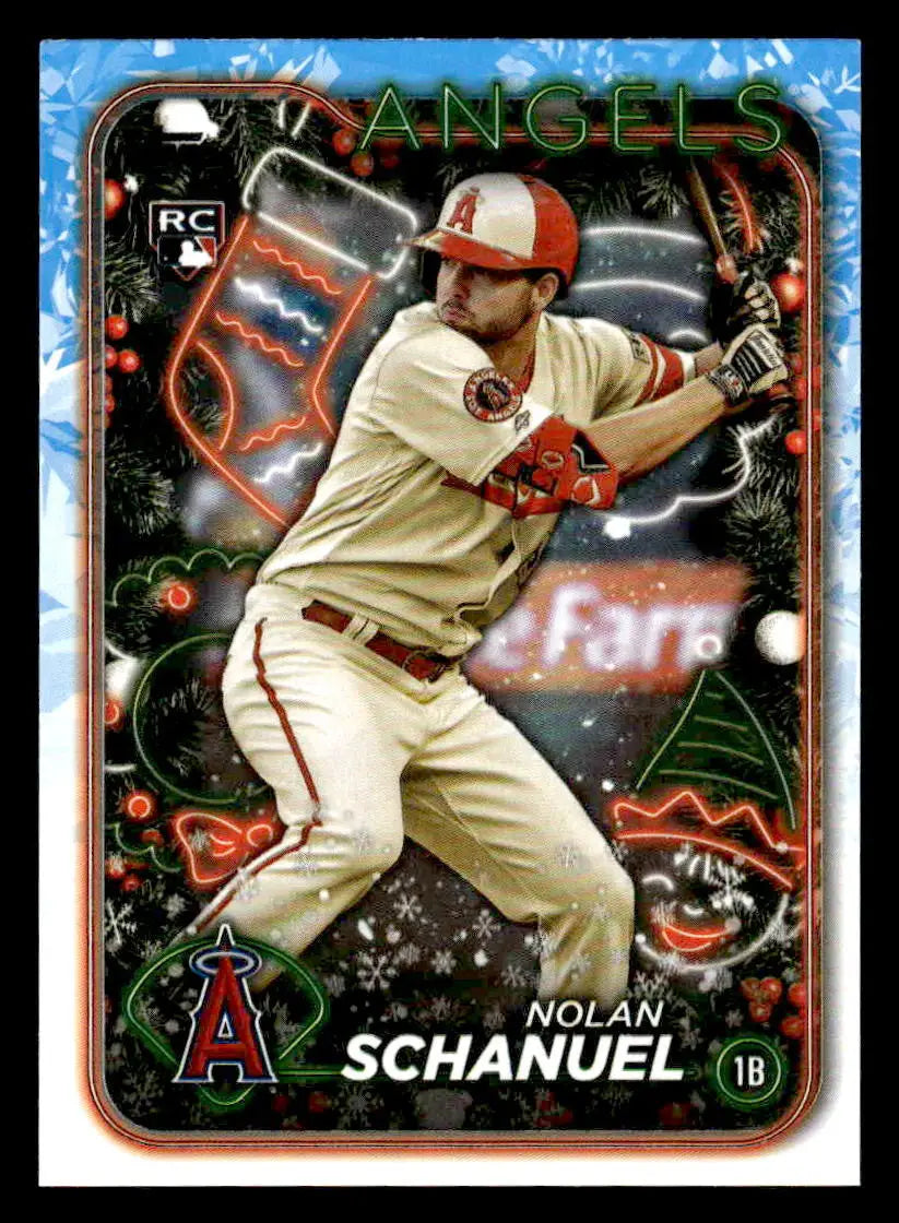 2024 Topps Holiday #H59b Nolan Schanuel - Baseball Card Single