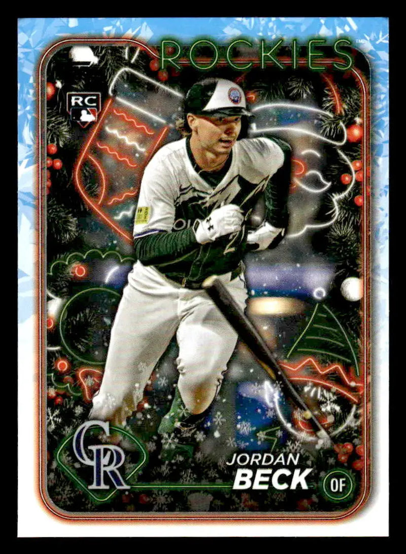 2024 Topps Holiday #H64 Jordan Beck - Baseball Card Single