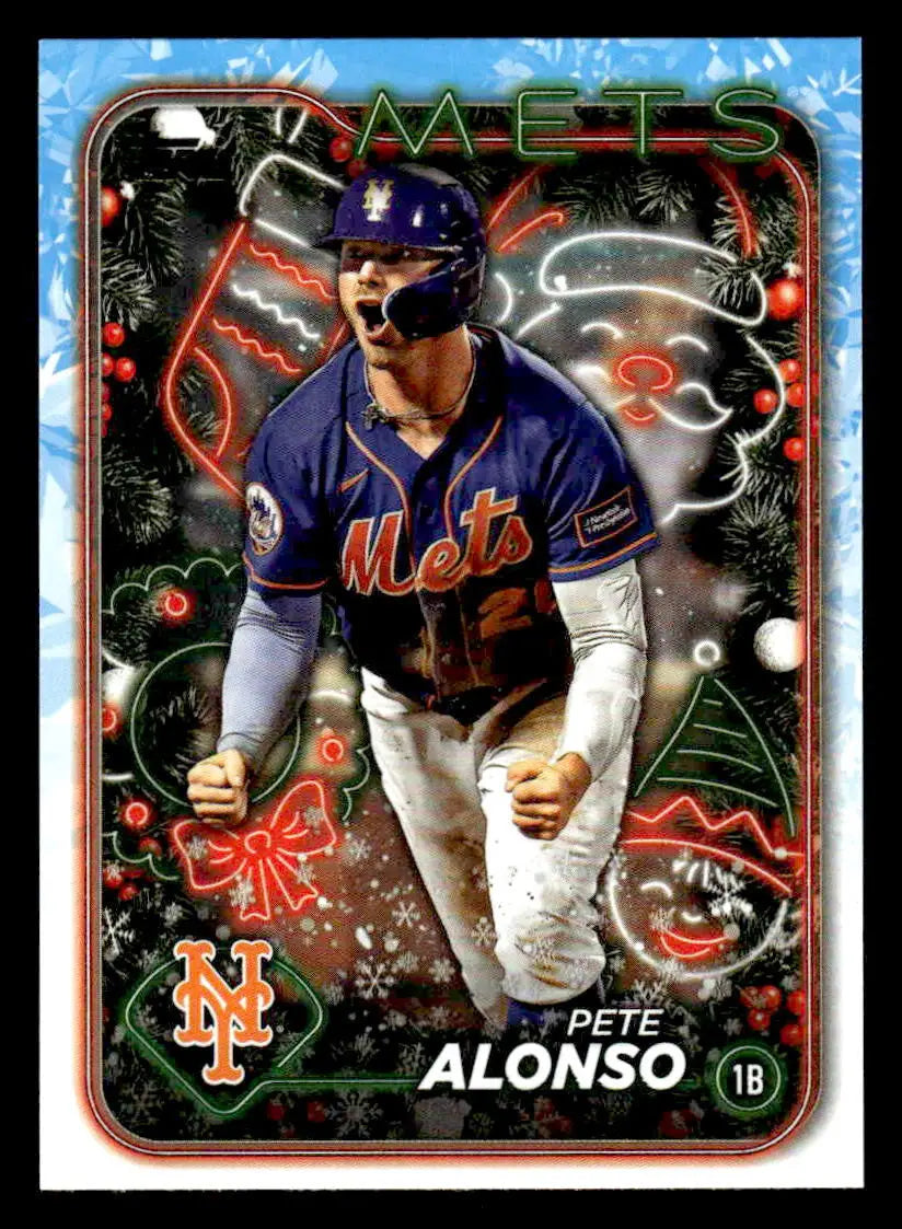2024 Topps Holiday #H66 Pete Alonso - Baseball Card Single