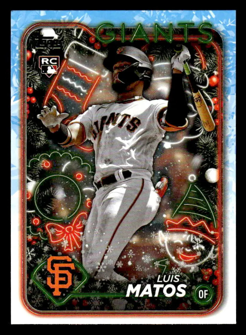 2024 Topps Holiday #H70 Luis Matos - Baseball Card Single