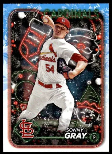 2024 Topps Holiday #H74 Sonny Gray NM-MT ID:76623 - Baseball Card Single