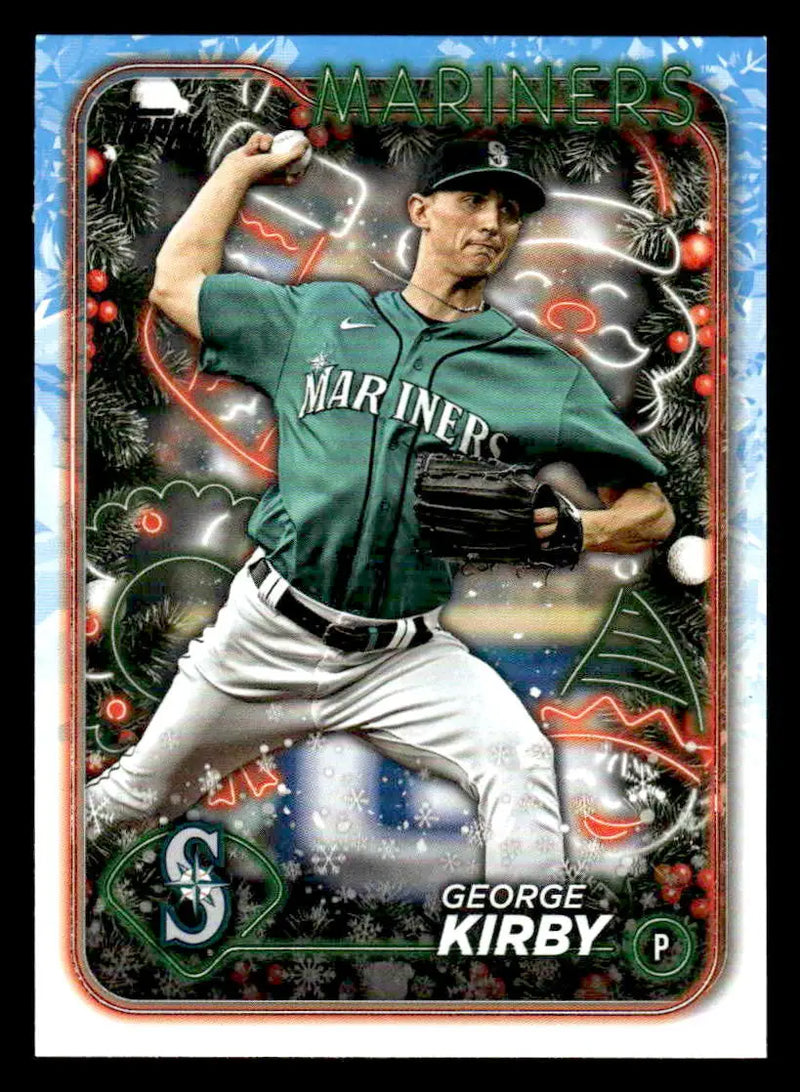 2024 Topps Holiday #H83 George Kirby - Baseball Card Single