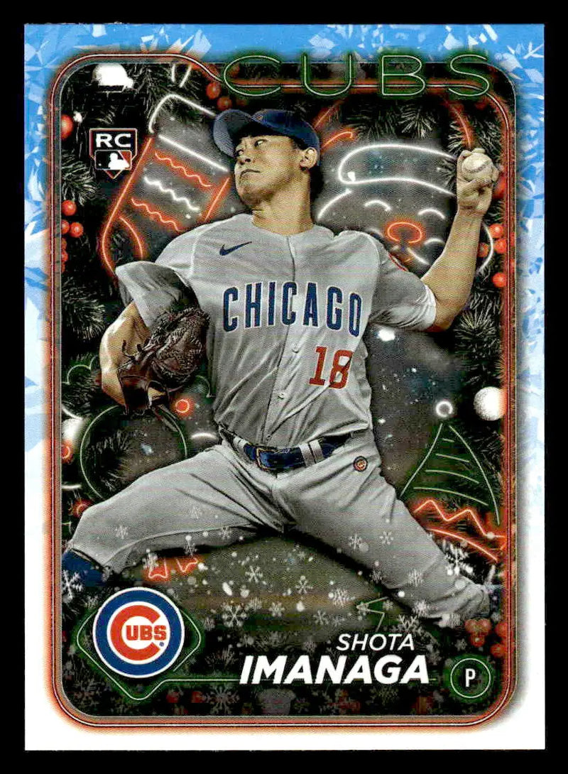 2024 Topps Holiday #H84 Shota Imanaga - Baseball Card Single