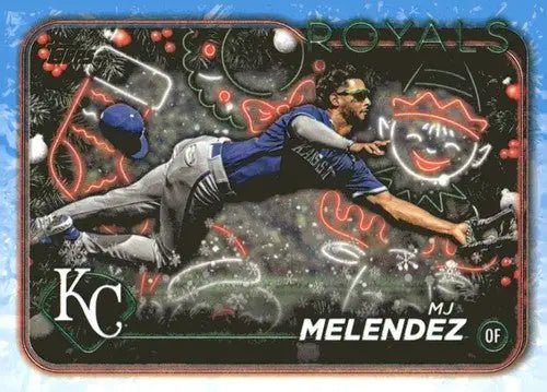 2024 Topps Holiday #H89 MJ Melendez NM-MT Royals ID:76638 - Baseball Card Single