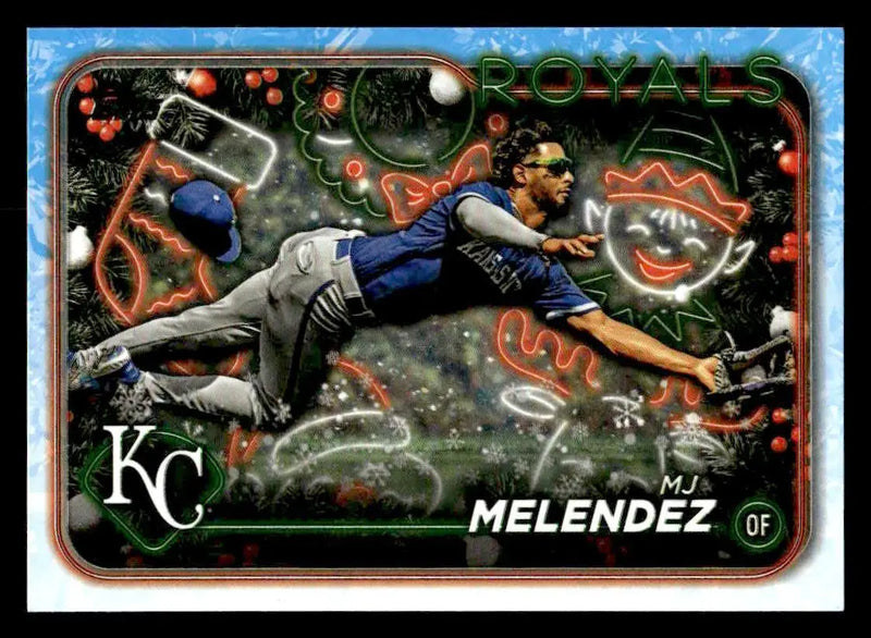 2024 Topps Holiday #H89 MJ Melendez Holiday Tree - Baseball Card Single