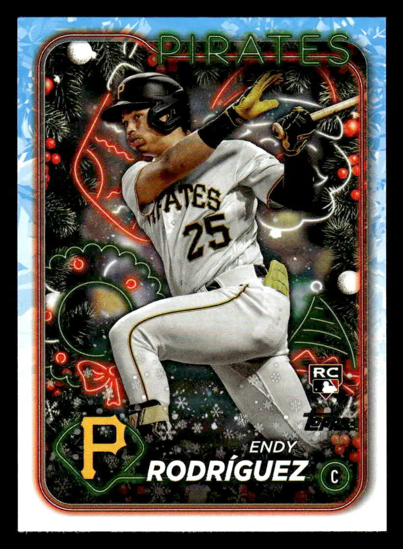 2024 Topps Holiday #H9 Endy Rodríguez - Baseball Card Single