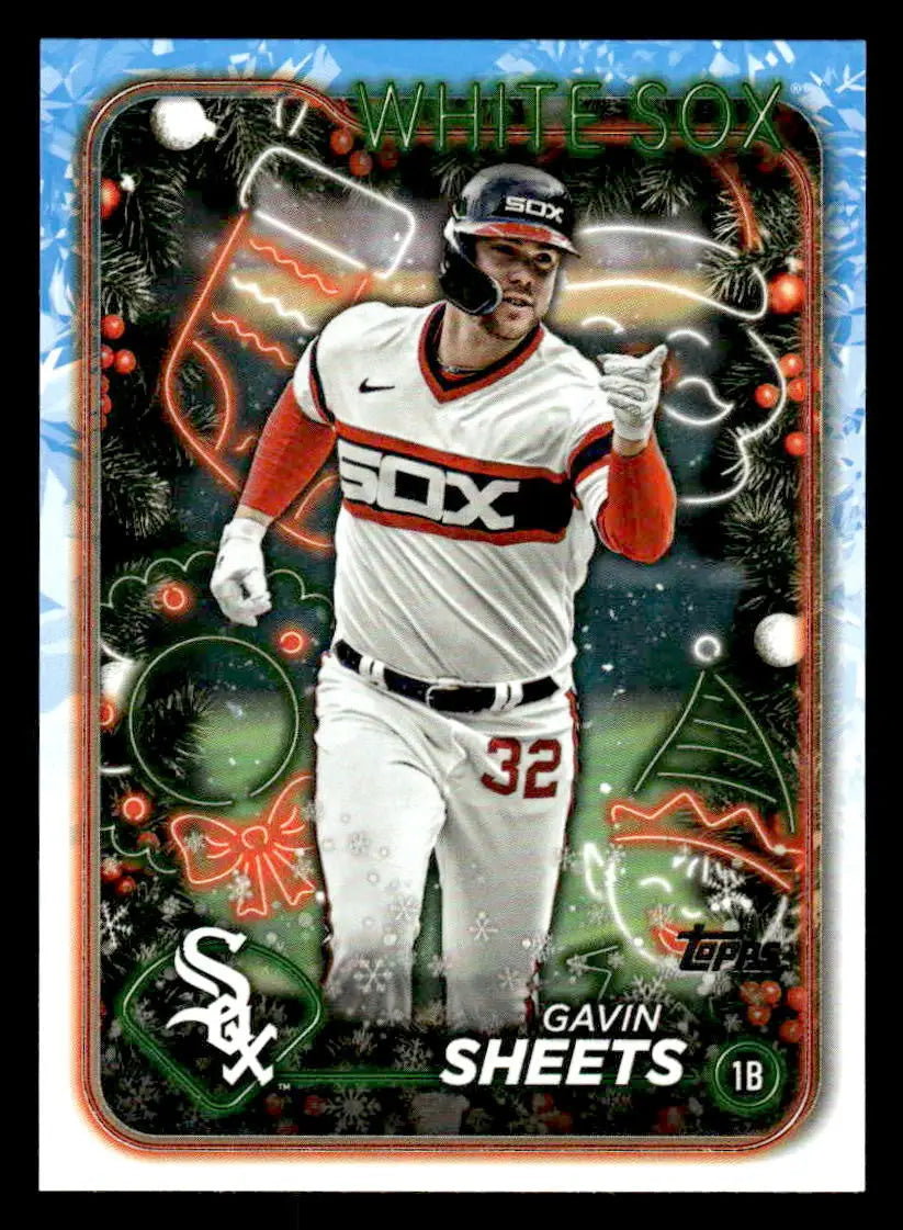 2024 Topps Holiday #H93 Gavin Sheets - Baseball Card Single