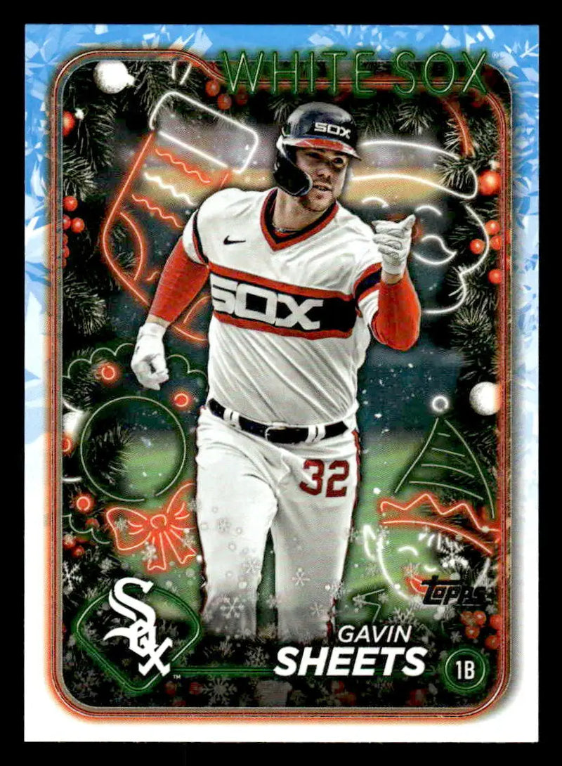 2024 Topps Holiday #H93 Gavin Sheets - Baseball Card Single