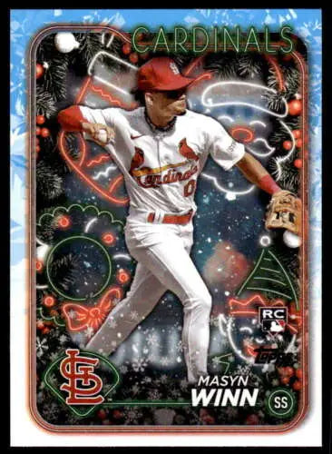 2024 Topps Holiday H94 Masyn Winn Rookie Card NM-MT ID 76643