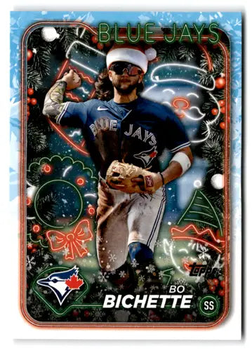 2024 Topps Holiday Image Variation #H33 Bo Bichette NM-MT Blue Jays ID:74829 - Baseball Card Single
