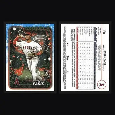 2024 Topps Holiday Kyren Paris #H130 RC Los Angeles Angels - Baseball Card Single