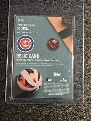 2024 Topps Holiday #RC-CM Christopher Morel Relics - Baseball Card Single