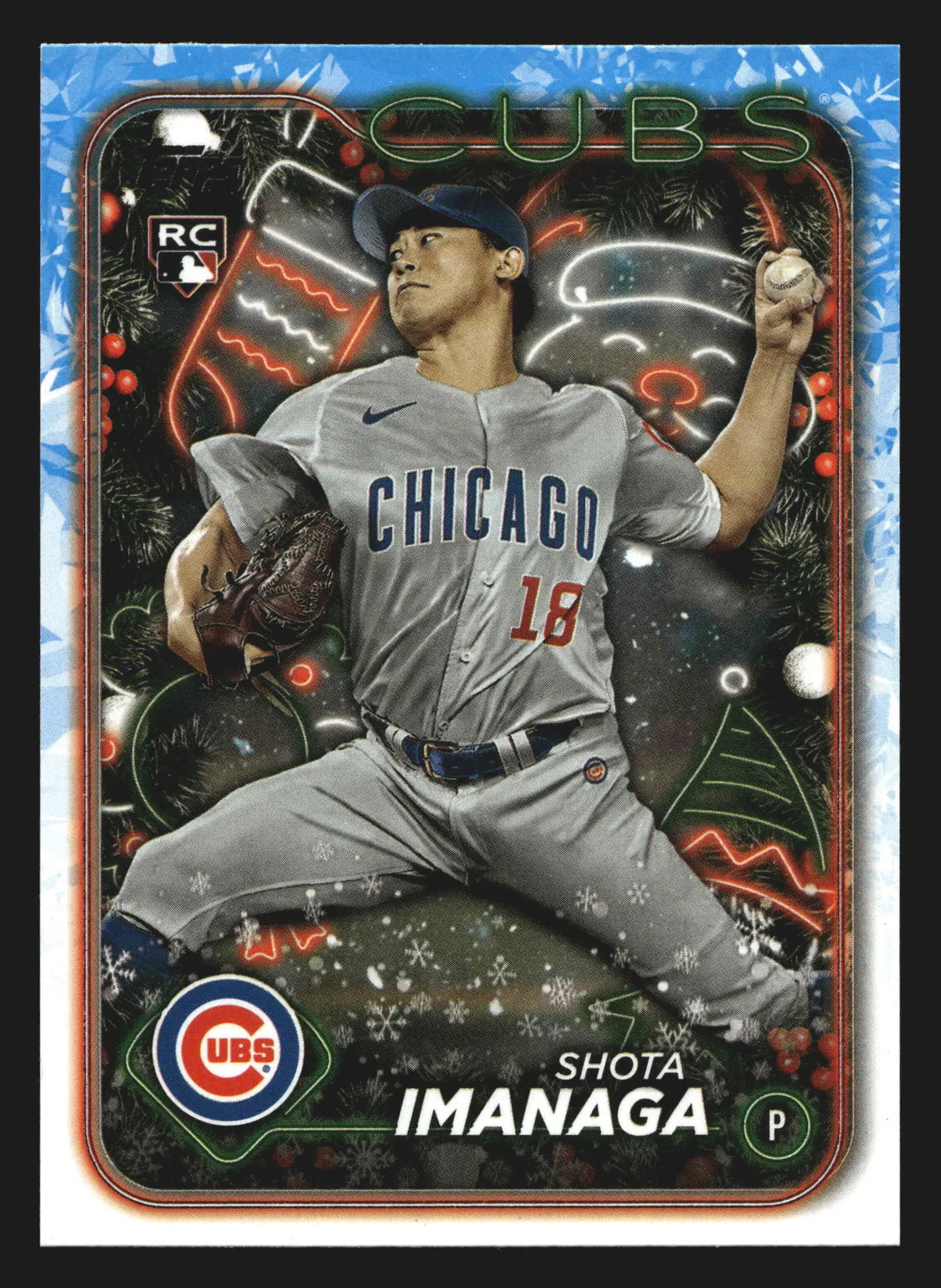 2024 Topps Holiday Shota Imanaga #H84 RC Chicago Cubs - Baseball Card Single