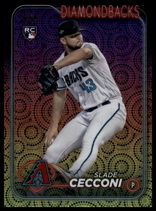 2024 Topps - Holiday Slade Cecconi 649 Arizona Diamondbacks Baseball NM - Baseball Card Single