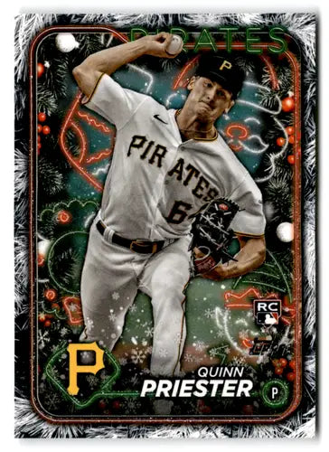 2024 Topps Holiday Holiday Tree #H145 Quinn Priester NM-MT RC Rookie Pi ID:77337 - Baseball Card Single
