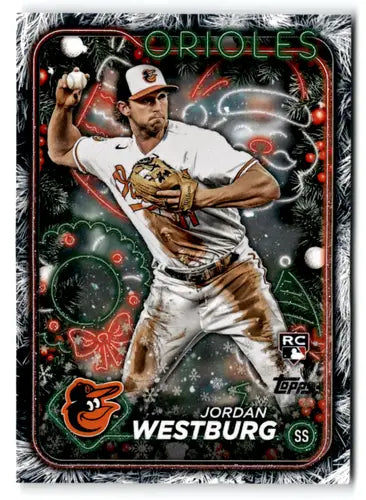 2024 Topps Holiday Holiday Tree #H29 Jordan Westburg NM-MT RC Rookie Or ID:75208 - Baseball Card Single
