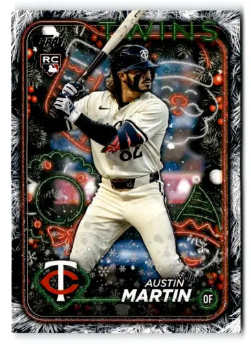 2024 Topps Holiday Holiday Tree #H67 Austin Martin NM-MT RC Rookie Twin ID:75206 - Baseball Card Single
