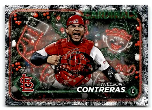 2024 Topps Holiday Holiday Tree #H81 Willson Contreras NM-MT ID:75209 - Baseball Card Single