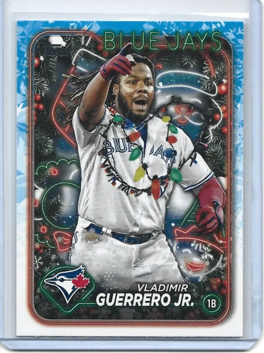 2024 Topps Holiday VLADIMIR GUERRERO JR. Variation Short Print #H133 j-66 - Baseball Card Single