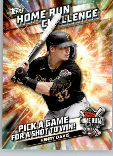 Henry Davis baseball card from 2024 Topps Home Run Challenge collection