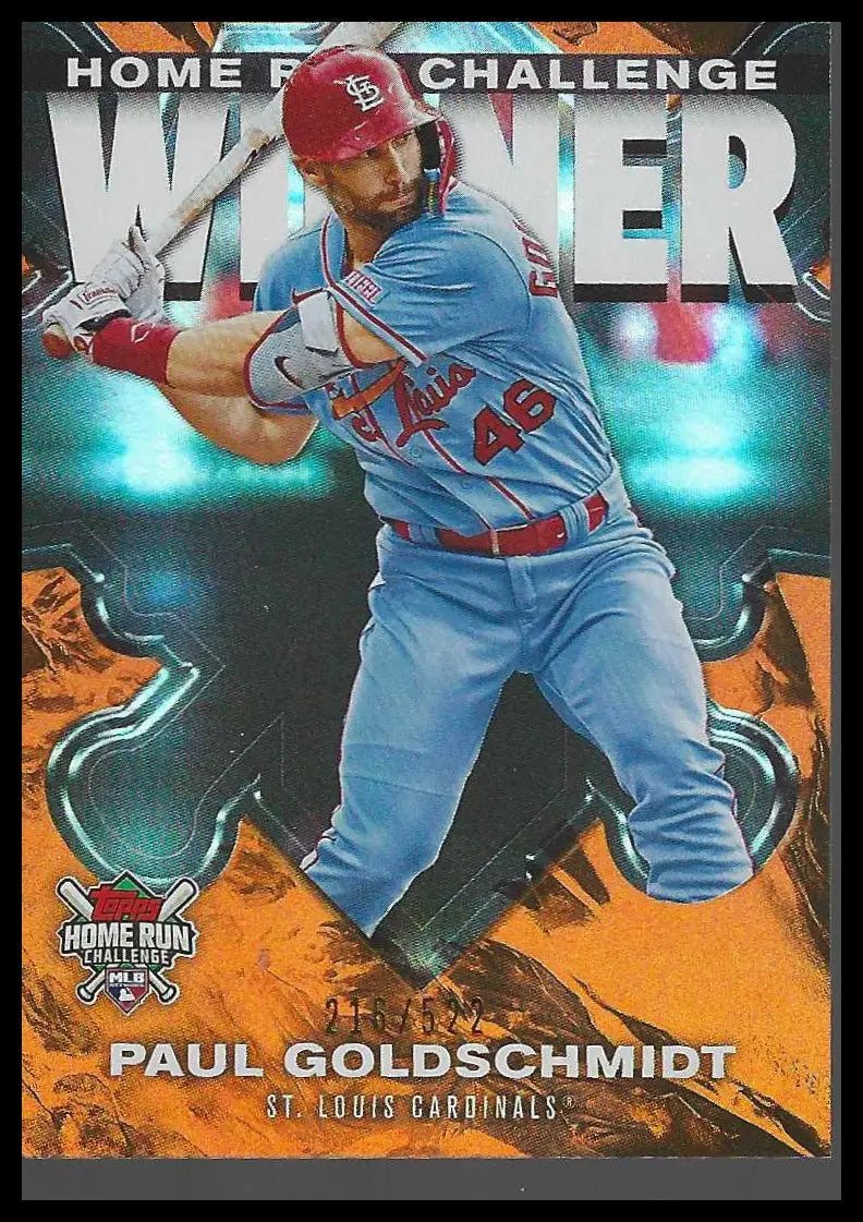 2024 Topps Home Run Challenge Winners September #HRCW-24 Paul Goldschmidt