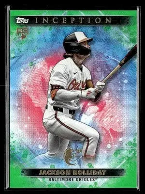 2024 Topps Inception #7 Jackson Holliday Green - Baseball Card Single
