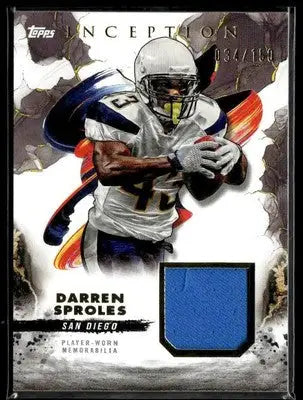 2024 Topps Inception #RC-DSP Darren Sproles Relics #/150 - Football Card Single