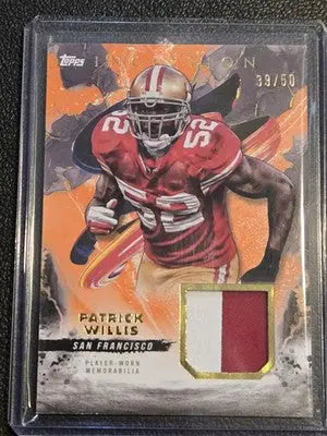 2024 Topps Inception #RC-PW Patrick Willis Relics Orange #/50 - Football Card Single
