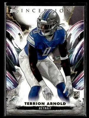 2024 Topps Inception Terrion Arnold #160 RC Detroit Lions - Football Card Single