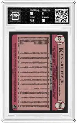 Graded baseball trading card of Ken Griffey Jr from Topps Ken Griffey 2024 collection