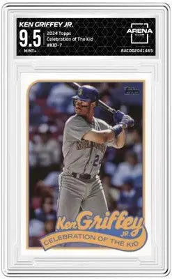 Graded baseball trading card of Ken Griffey Jr from 2024 Topps Ken Griffey series
