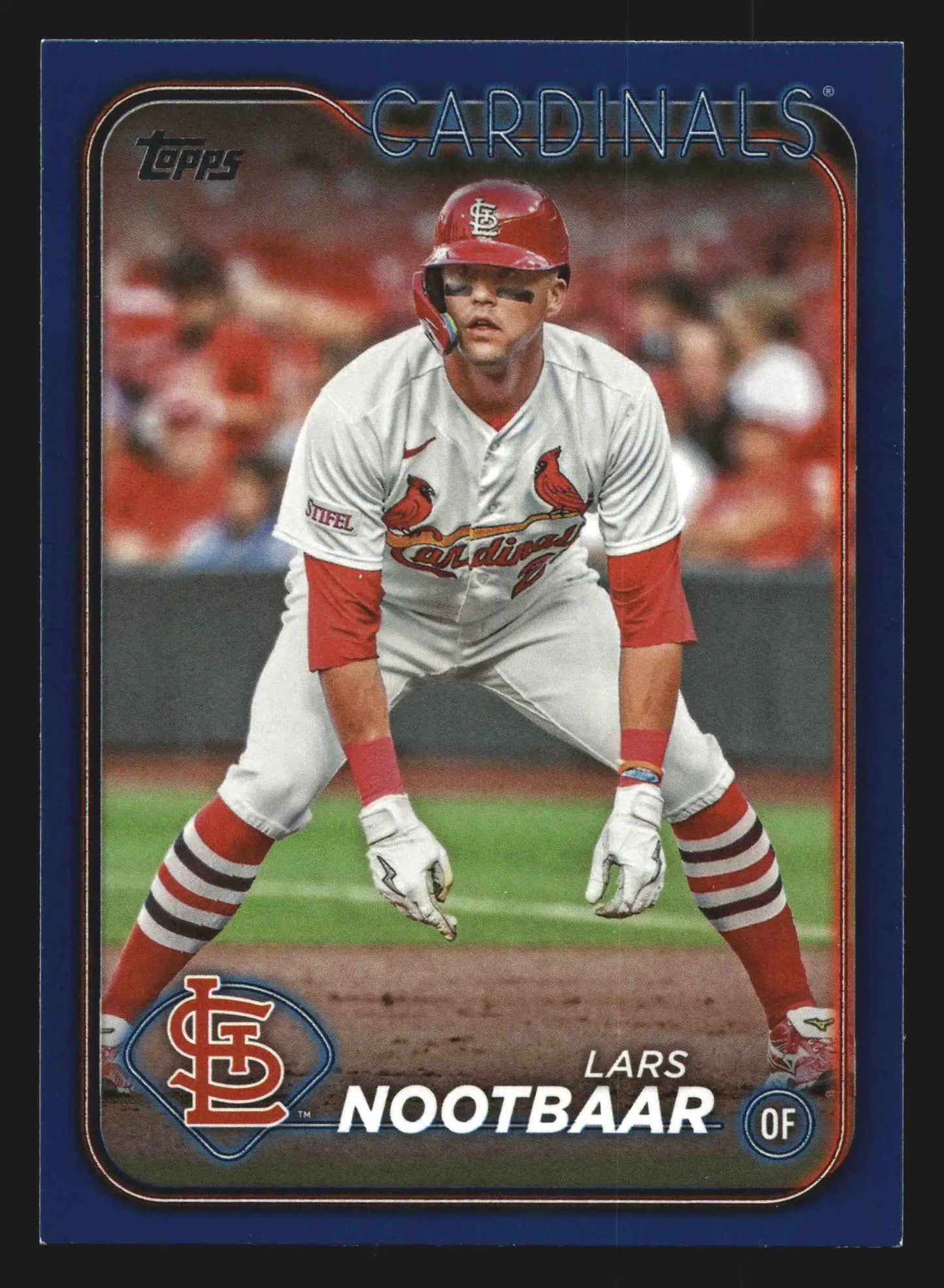 2024 Topps Lars Nootbaar #18 Royal Blue St. Louis Cardinals - Baseball Card Single