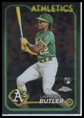 2024 Topps Lawrence Butler RC 676 Oakland Athletics Baseball NM - Baseball Card Single